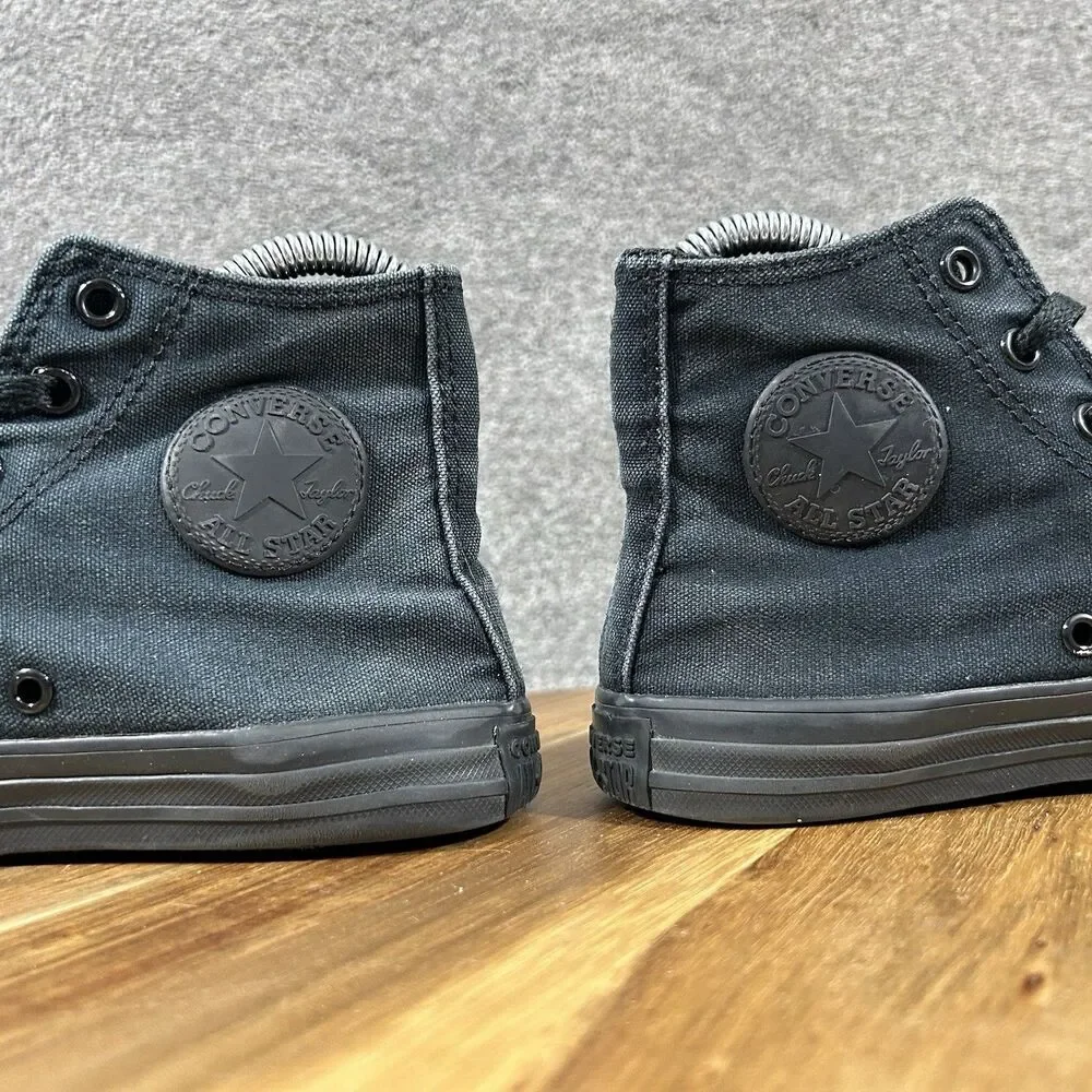 Converse Chuck Taylor All Star Hi 3S121 Kids Size 2 Black Athletic Shoes Used